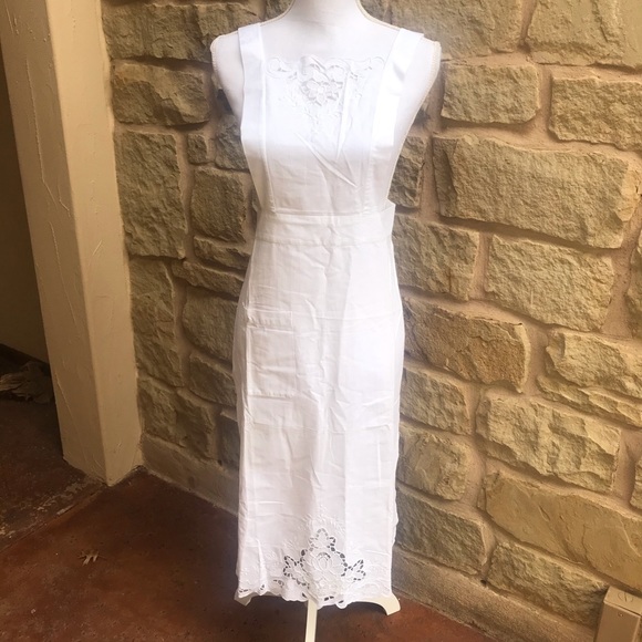 Handmade Accessories - Handmade Battenburg Vintage Apron Victorian Maid